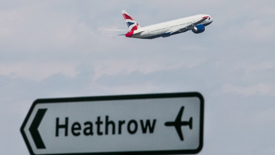 The incident took place at Heathrow