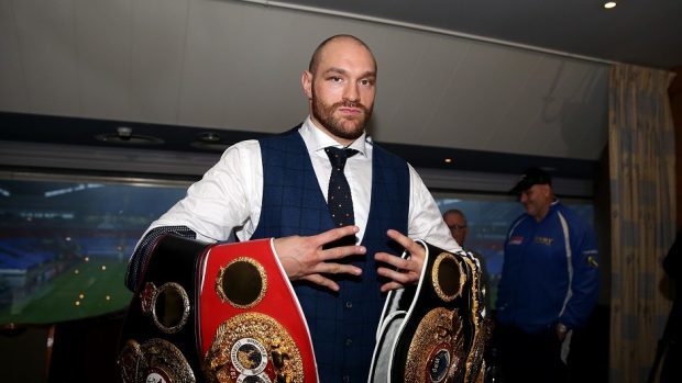 Heavyweight boxing champion Tyson Fury