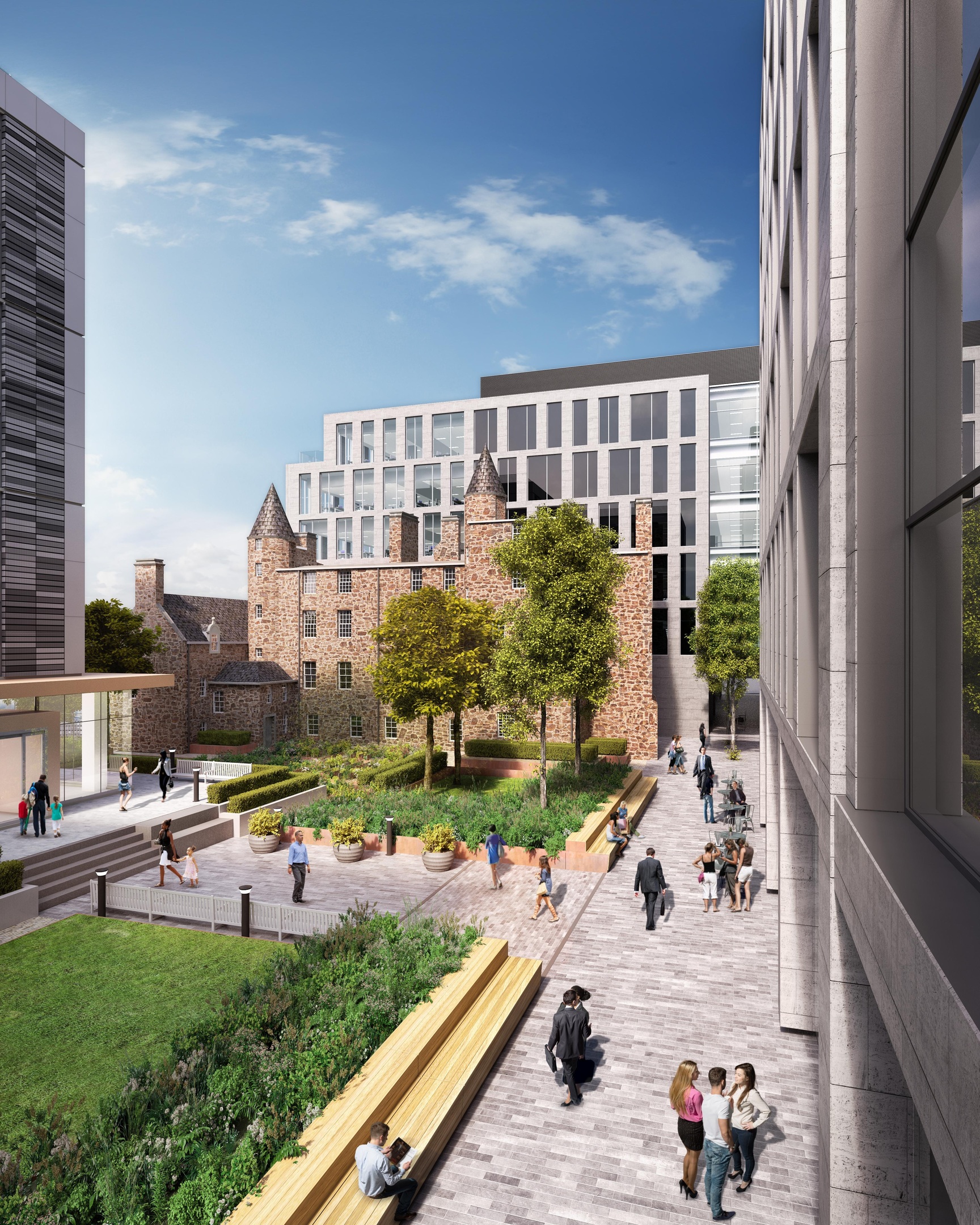 How Provost Skene House might look when Marischal Square is finished