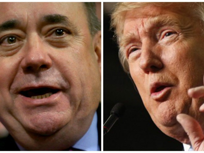 Alex Salmond and Donald Trump