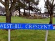 Westhill Crescent, where the youths were hospitalised