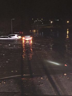The David Lloyd gym on Garthdee Road has now flooded