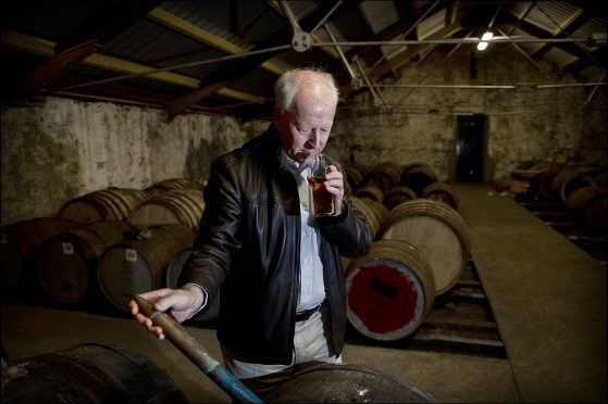 Billy Walker, master blender at Glenglassaugh
Distillery.