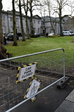 Harlaw Academy was temporarily closed following the incident