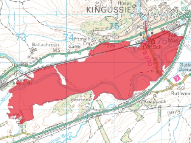 Those in Kingussie have been told to expect heavy flooding 