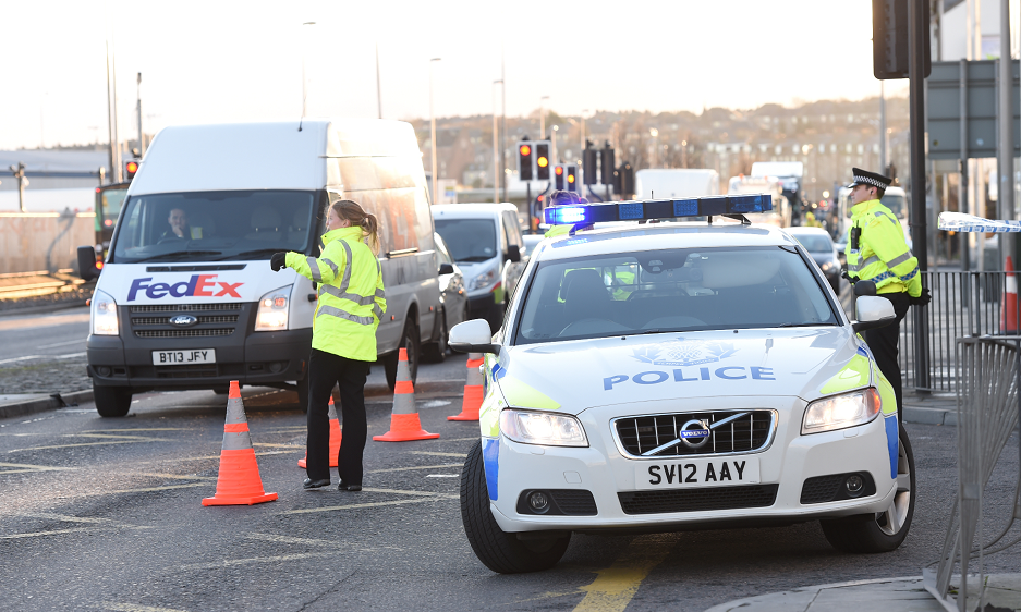 The incident took place on Market Street