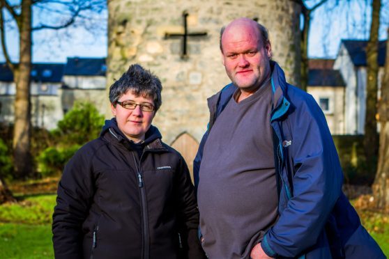 Picture of Susan Cord and husband James Bissett to accompany story about them being ordained as ministers in the Presbytery of Ross.