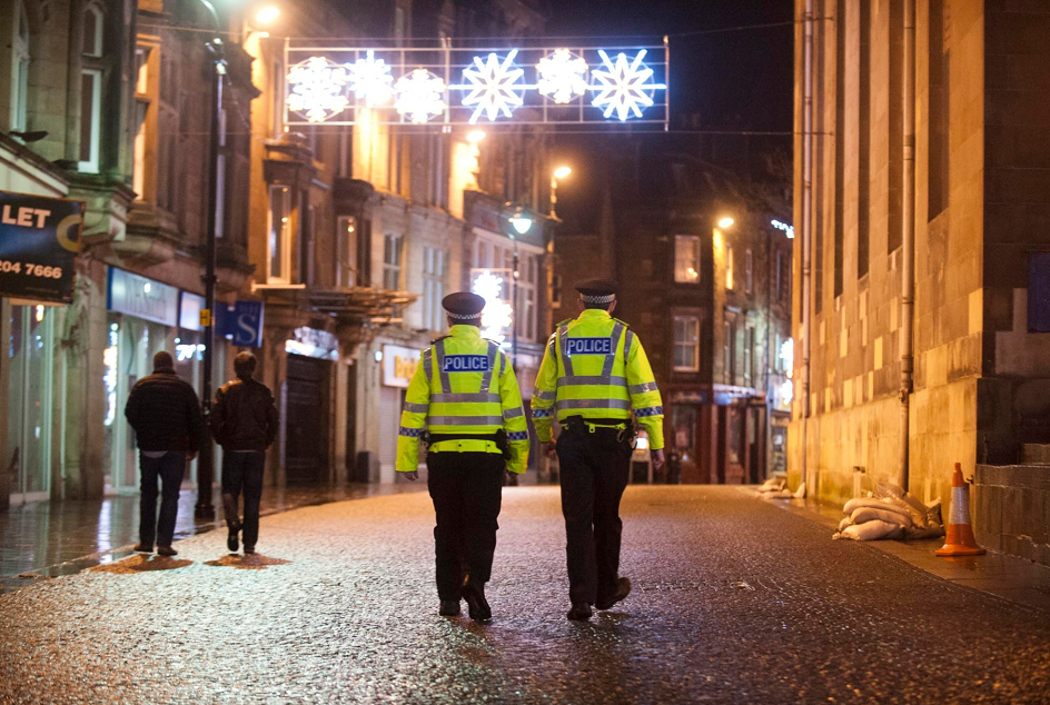 Police operate in the Moray crackdown