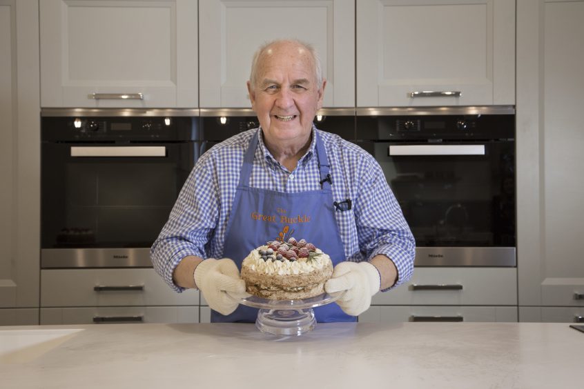 VIDEO Baking with Norman Calder... GBBO star's Christmas pudding