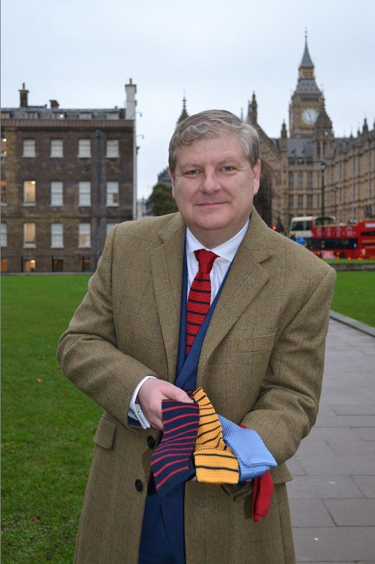 Mr Robertson and his ties