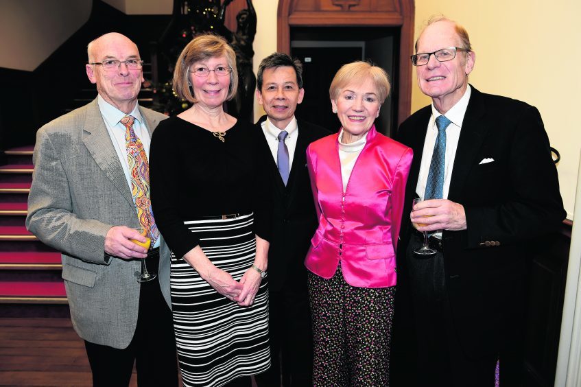 Jamie and Lesley Weir, Gregory Poon, Margerat and Peter Donald.