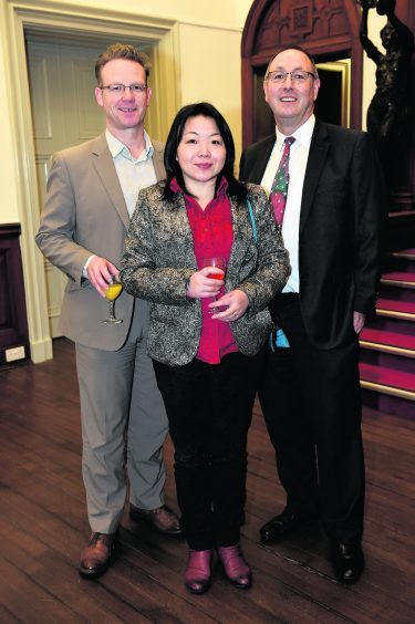 Stewart Aitken, Yi Tan and Paul de Leeuw.