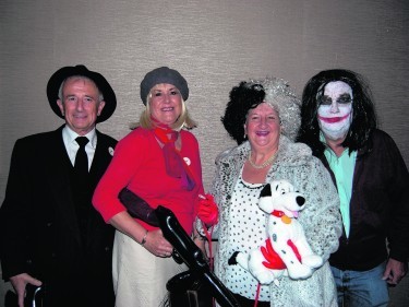 Undated Handout Photo of guests during the Saturday night fancy dress party. See PA Feature TRAVEL Murder Mystery. Picture credit should read: PA Photo/Joy Swift Murder Weekends Ltd. WARNING: This picture must only be used to accompany PA Feature TRAVEL Murder Mystery .