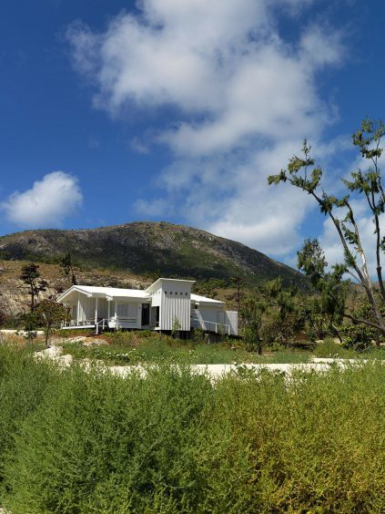 One of the villas at the Lizard Island Resort