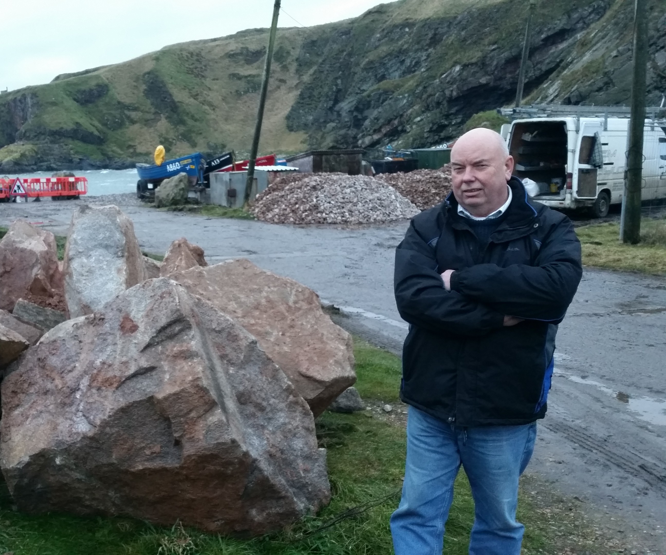 Jim Adam, the chairman of the Cove Fishermen's Association