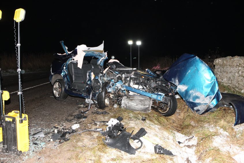 Motorist dies in horrific threecar Highland crash