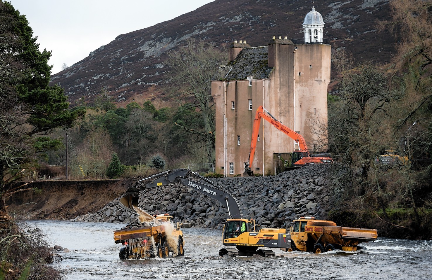 Abergeldie Castle recovery