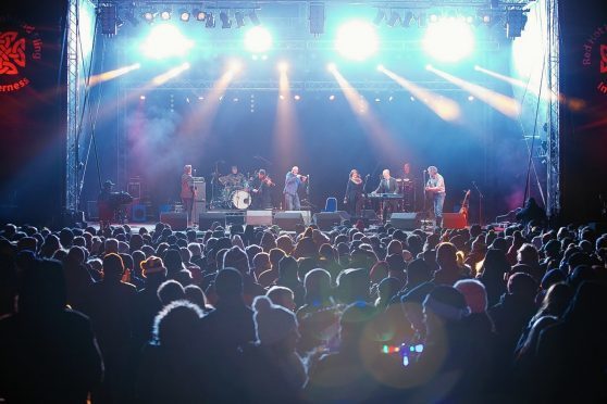 Capercaillie entertain the crowd at Inverness's Red Hot Highland Fling Hogmanay celebrations in previous years