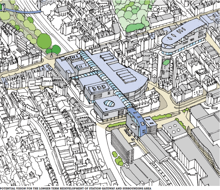The project aims to improve links between public transport, cycling and pedestrian access in the area and could also mean changes to the Guild Street station