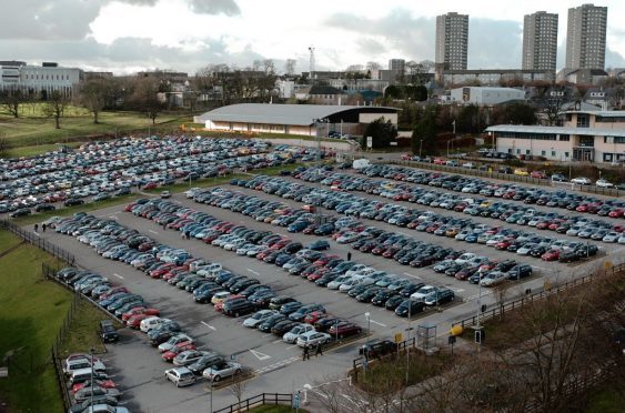 The current car park