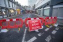 Chapel Street was closed off due to the hole