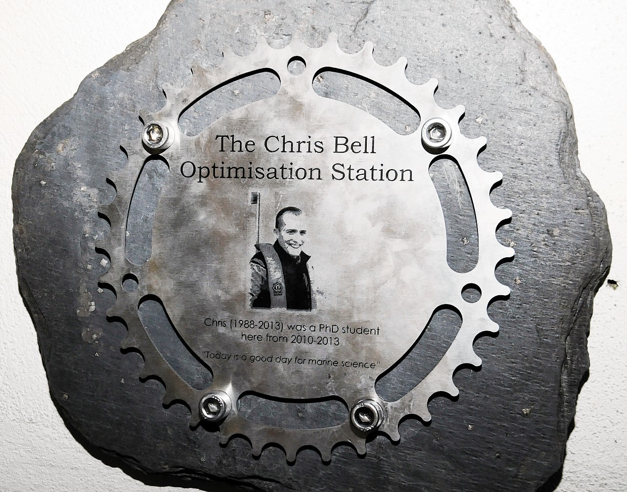 The memorial was unveiled on the second anniversary of Mr Bell's death