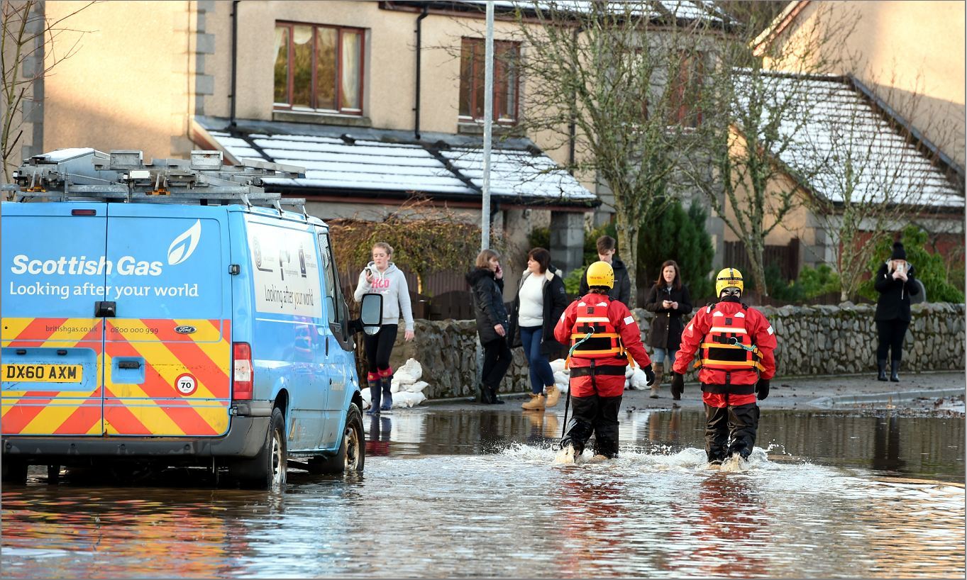The emergency services have been praised. Picture by Jim Irivine