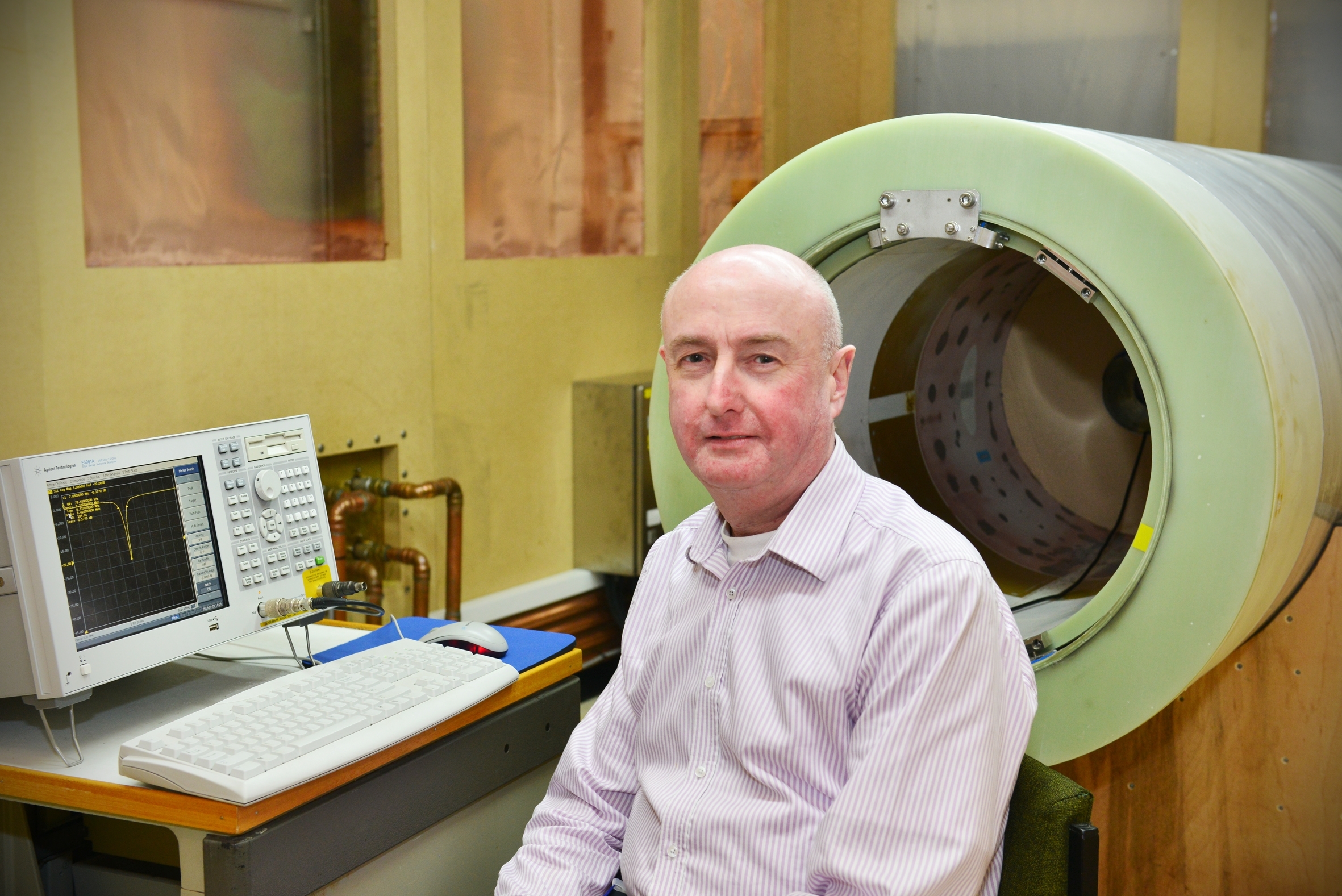 Professor David Lurie of Aberdeen University, which is leading the research into new MRI scanners.