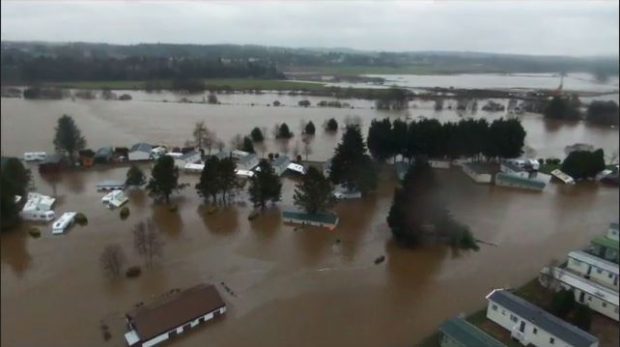 Deeside Holiday Park was one of a number of places in the north-east devastated by floods