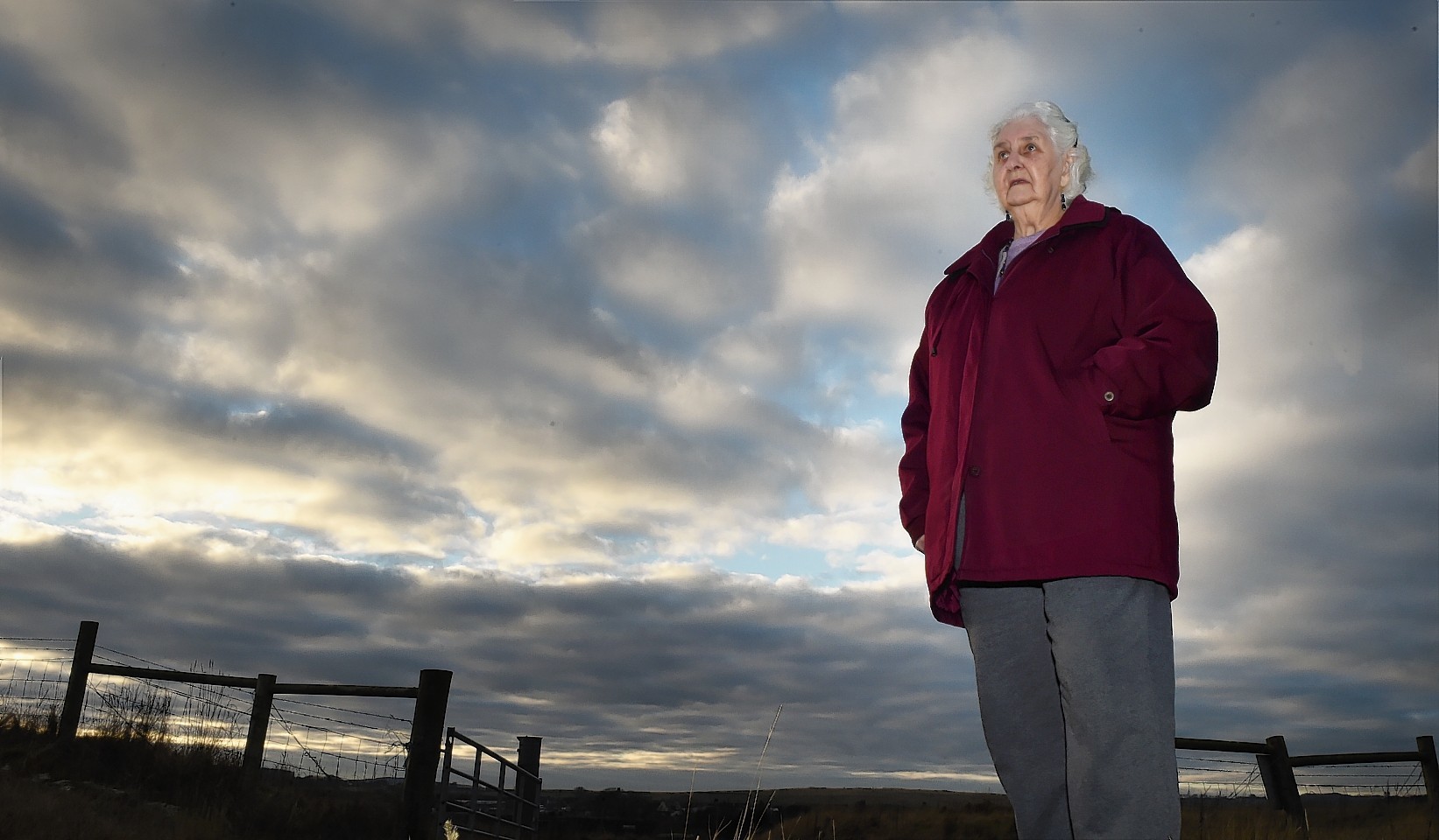 Edna Booth of Blackdog Residents Association, is protesting against plans to create a plant and pipeline on the Tarbothill Landfill Site near where she lives.
Picture by COLIN RENNIE  January 19, 2016.
