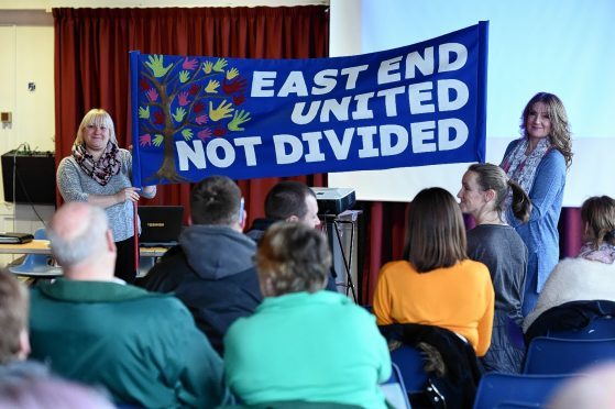 Consultation meeting at Elgin Town Hall. Picture by Gordon Lennox