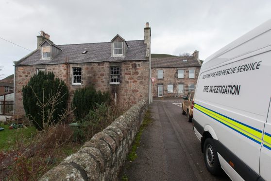 A man died after the house fire in Helmsdale