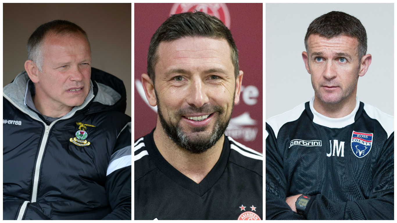 Will John Hughes, Derek McInnes and Jim McIntyre be busy this month?