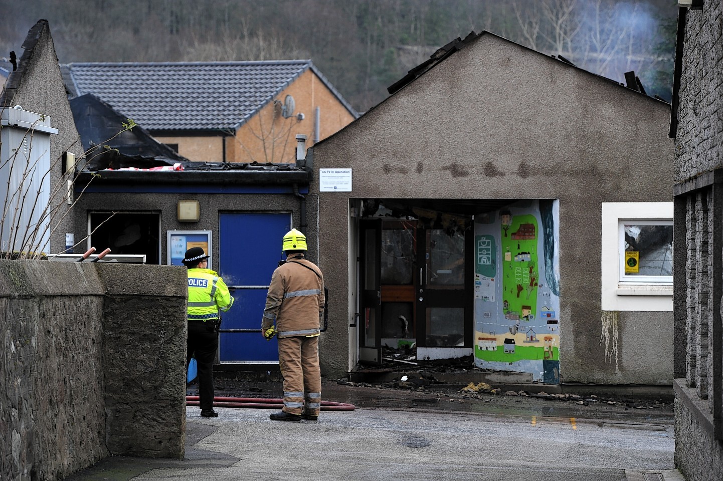 An investigation has been launched into the blaze at Kinellar School