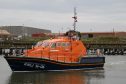 The RNLI Peterhead Relief Tamar Lifeboat ‘Frank & Anne Wilkinson’ was launched on Sunday