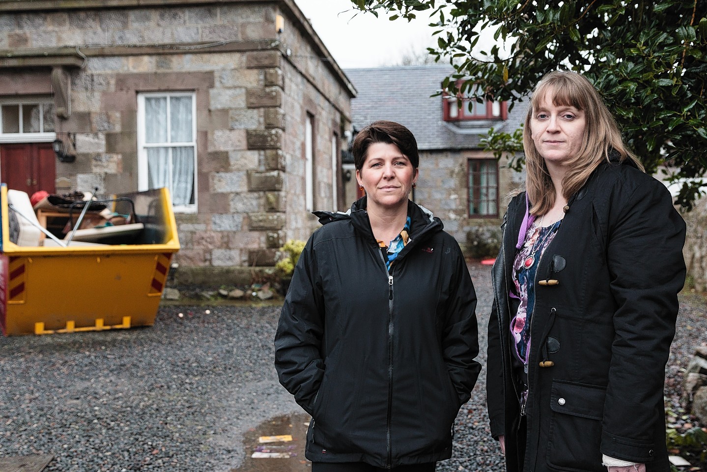 Marie Boulton, Deputy leader of Aberdeen City Council with Andrea Moonie 