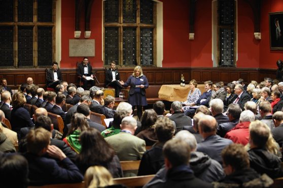 The debate in the historic Oxford Union