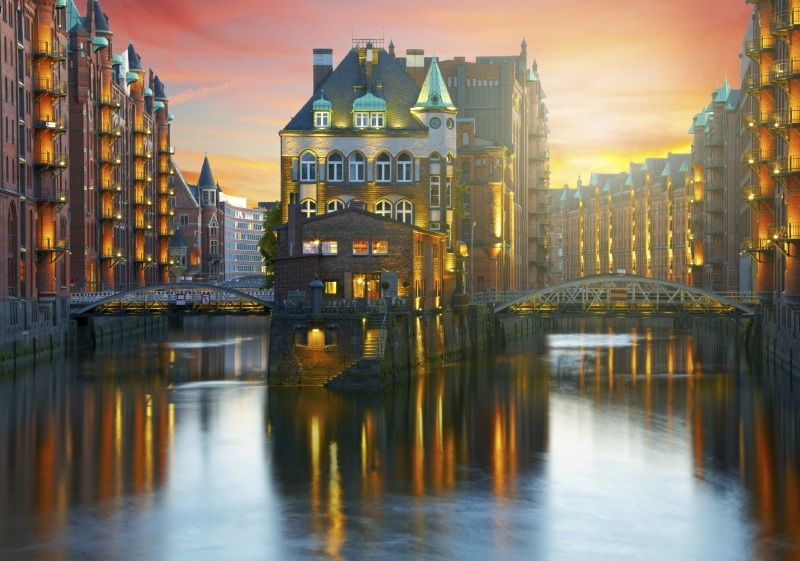 Old Speicherstadt in Hamburg