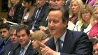 David Cameron said at PMQs the rise would hit "hard-working people"