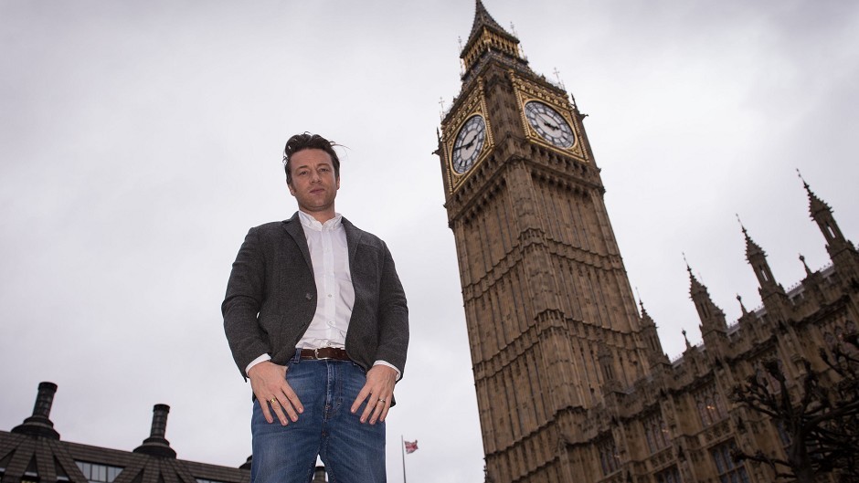 Chef and food campaigner Jamie Oliver