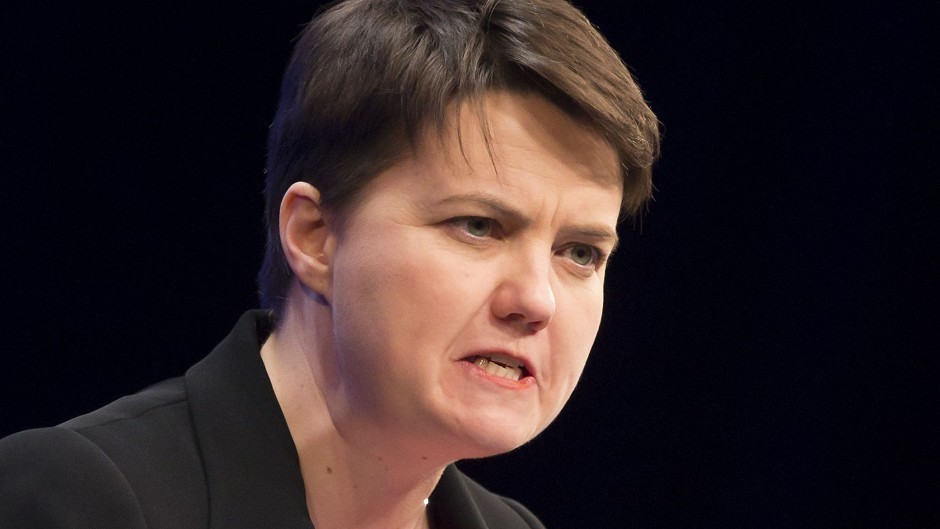 Ruth Davidson said the public's trust in government was being "eroded"