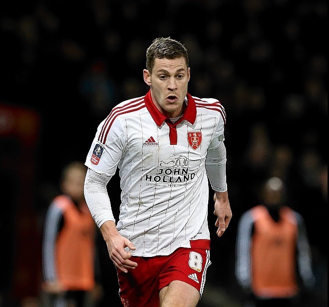 Coutts in action for Sheffield United