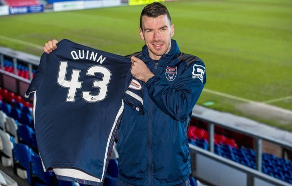 Quinn returned to the Staggies in the January transfer window