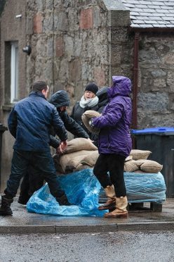 Strathburn House took in 40 people on Thursday night from Inverurie, one of the week's worst hit areas