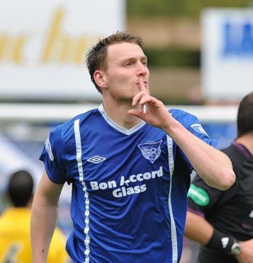 Rory McAllister: Scored twice for Peterhead.