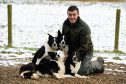 Roddy Scarborough reunited with the collies