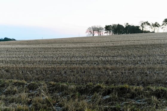 The land to the west of Waulkmill Farm, near Turriff.