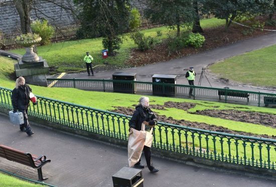 Union Terrace Gardens sealed shut