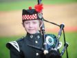 Vincent Forkner, 8 who now plays the bagpipes