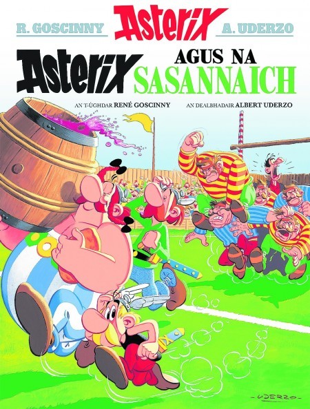Asterix ym Mhrydain Clawr Gaeleg.indd